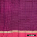 Royal Blue With Magenta Arani Silk Saree