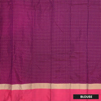 Royal Blue With Magenta Arani Silk Saree