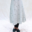 Thenmozhi-Light Powder blue Ladies Branded Umbrella Top Readymade