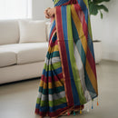 Multi Colour Mul Mul Cotton Sarees