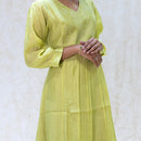 Aarviya- Lime Green  Ladies Branded Umbrella Top Readymade