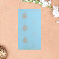 Sky Blue With Sandal Zari Silk Cotton Saree