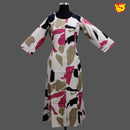 Multicolor Printed Ladies Branded Readymade Long Top