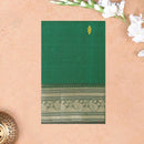 Dark Green Pure Chettinad Cotton Saree without Blouse