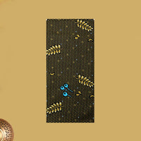 Coffee Brown flower design Cotton Printed Lungi