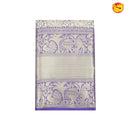 Gold with Lavender Traditional Soft Silk Saree - Thenianantham