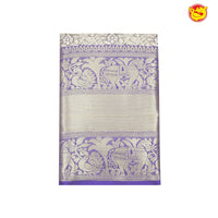 Gold with Lavender Traditional Soft Silk Saree - Thenianantham