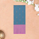 Medium Blue with Pink Arani Silk Saree