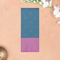 Medium Blue with Pink Arani Silk Saree