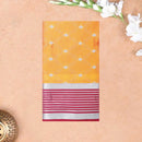 ORANGE with LIGHT PURPLE Soft Silk Saree
