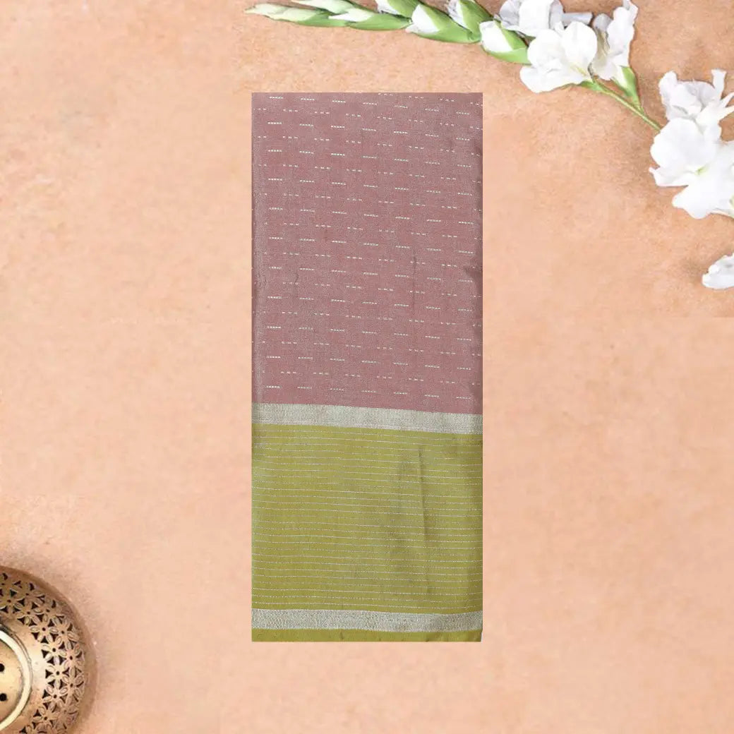 Onion Pink With Pista Green Arani Silk Saree