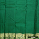 Mango Yellow with Green hamsam silk saree