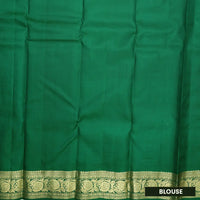 Mango Yellow with Green hamsam silk saree
