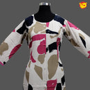 Multicolor Printed Ladies Branded Readymade Long Top