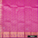 Green with Pink  Art Silk Saree