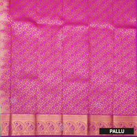 Green with Pink  Art Silk Saree