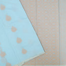 Sky Blue With Sandal Zari Silk Cotton Saree