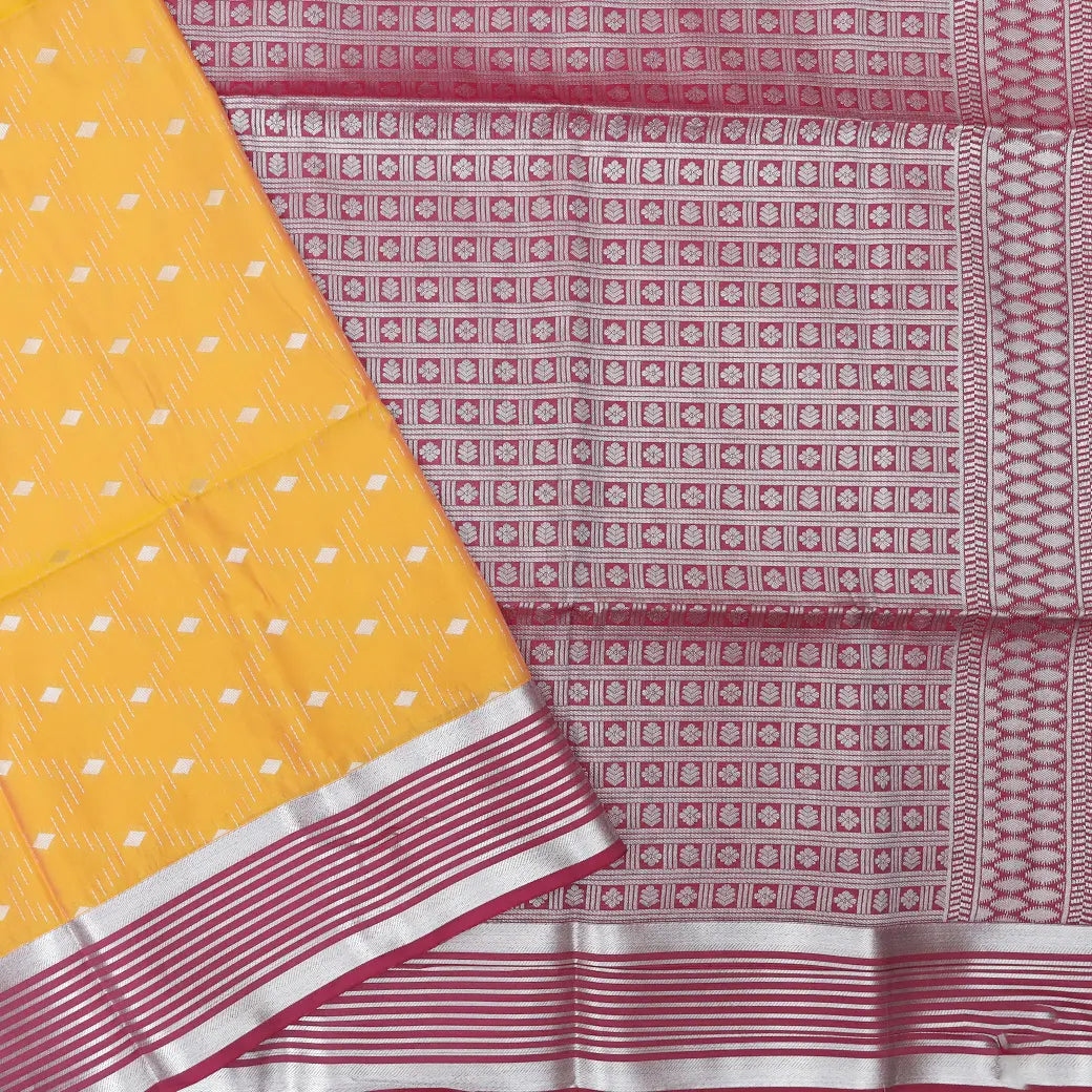 ORANGE with LIGHT PURPLE Soft Silk Saree