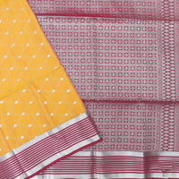 ORANGE with LIGHT PURPLE Soft Silk Saree
