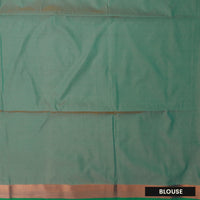 Lavender with rama Green Soft Silk Saree