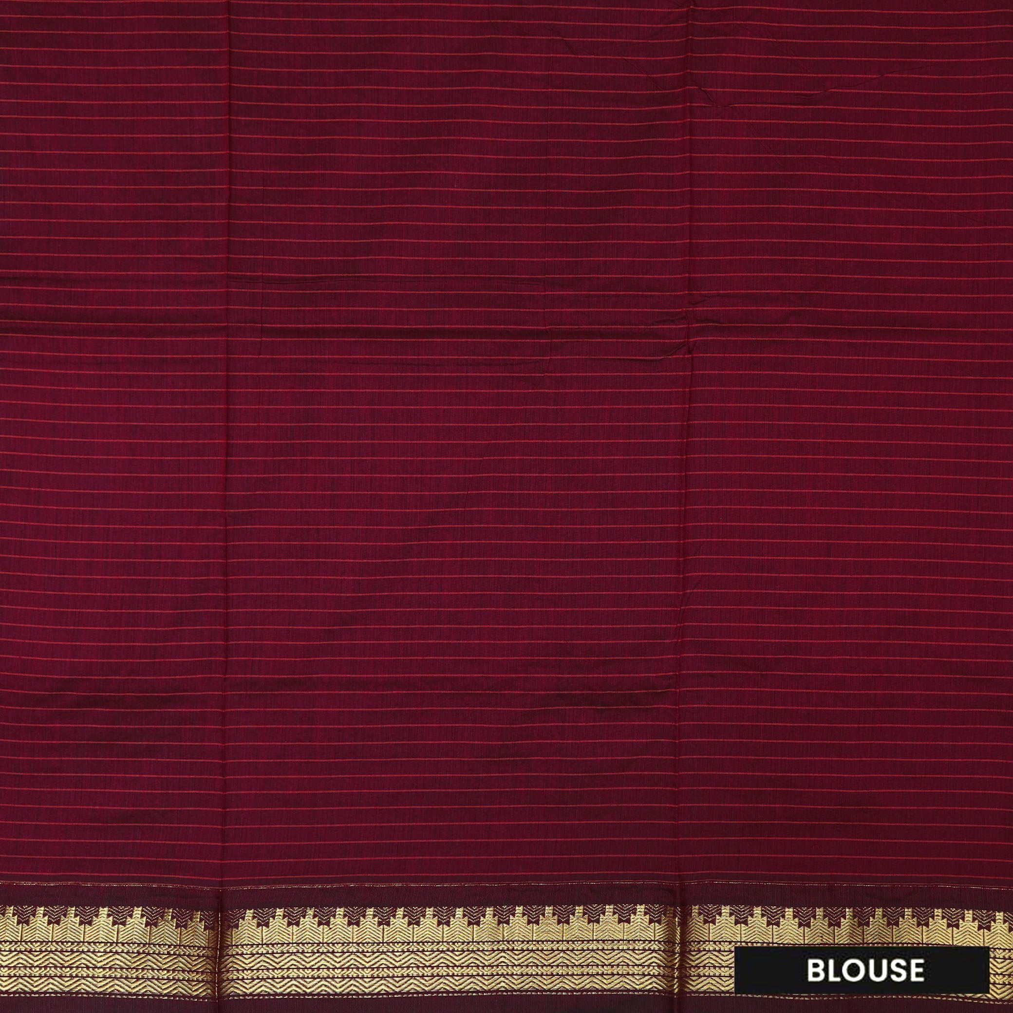 Peacock Blue With Maroon Premium Quality Kalyani Cotton Saree