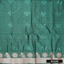 Punch Pink with Green Soft Silk Saree