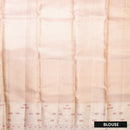 Red with off White  Kanchipuram Wedding silk saree