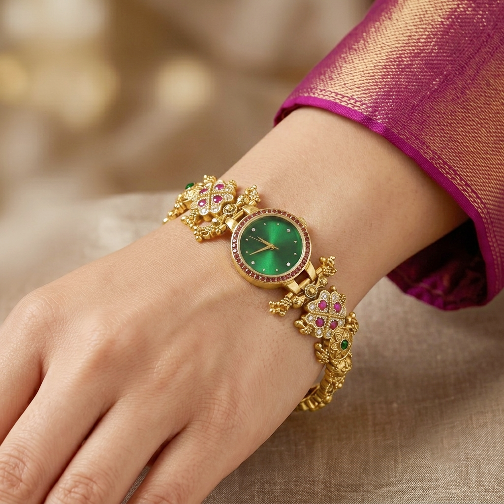 Antique Trending Jadau Watch