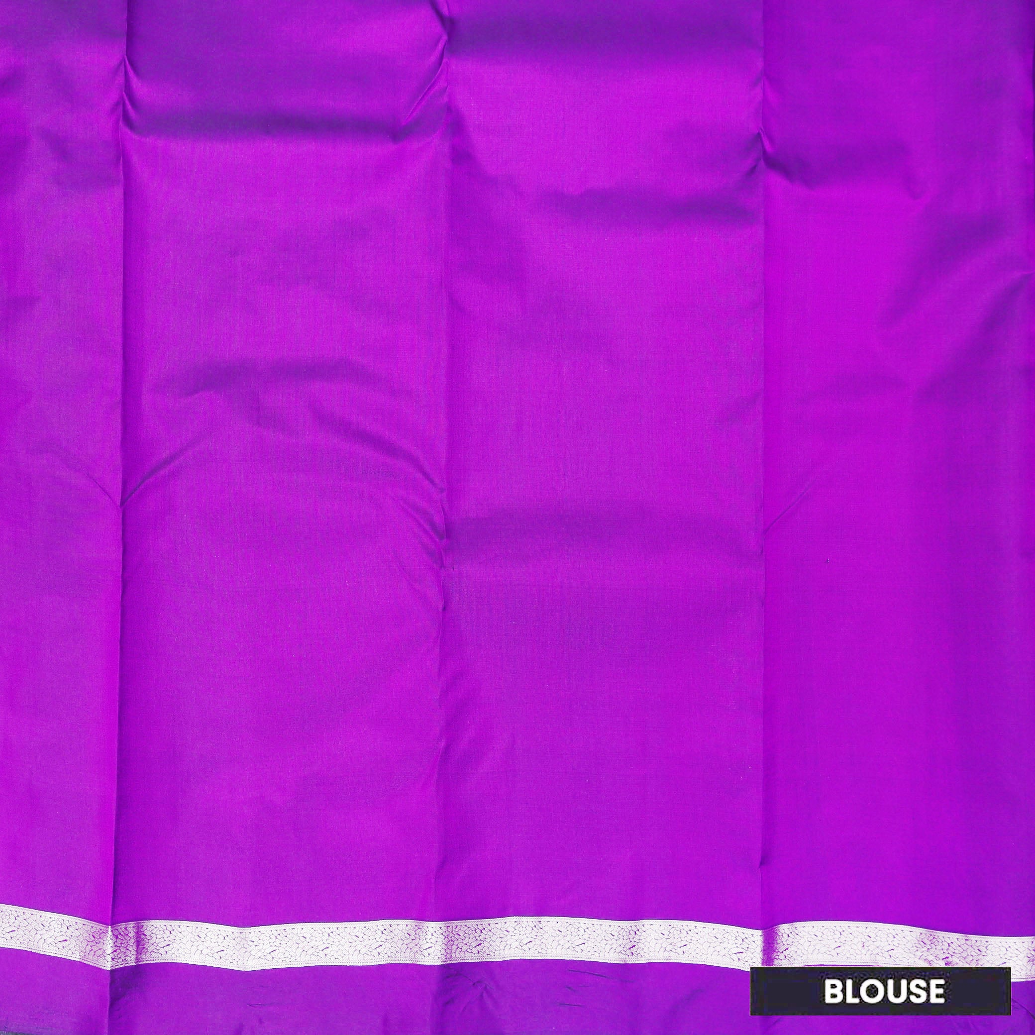 Purple Yuvana Gold Zari Border  Semi Soft Silk Saree
