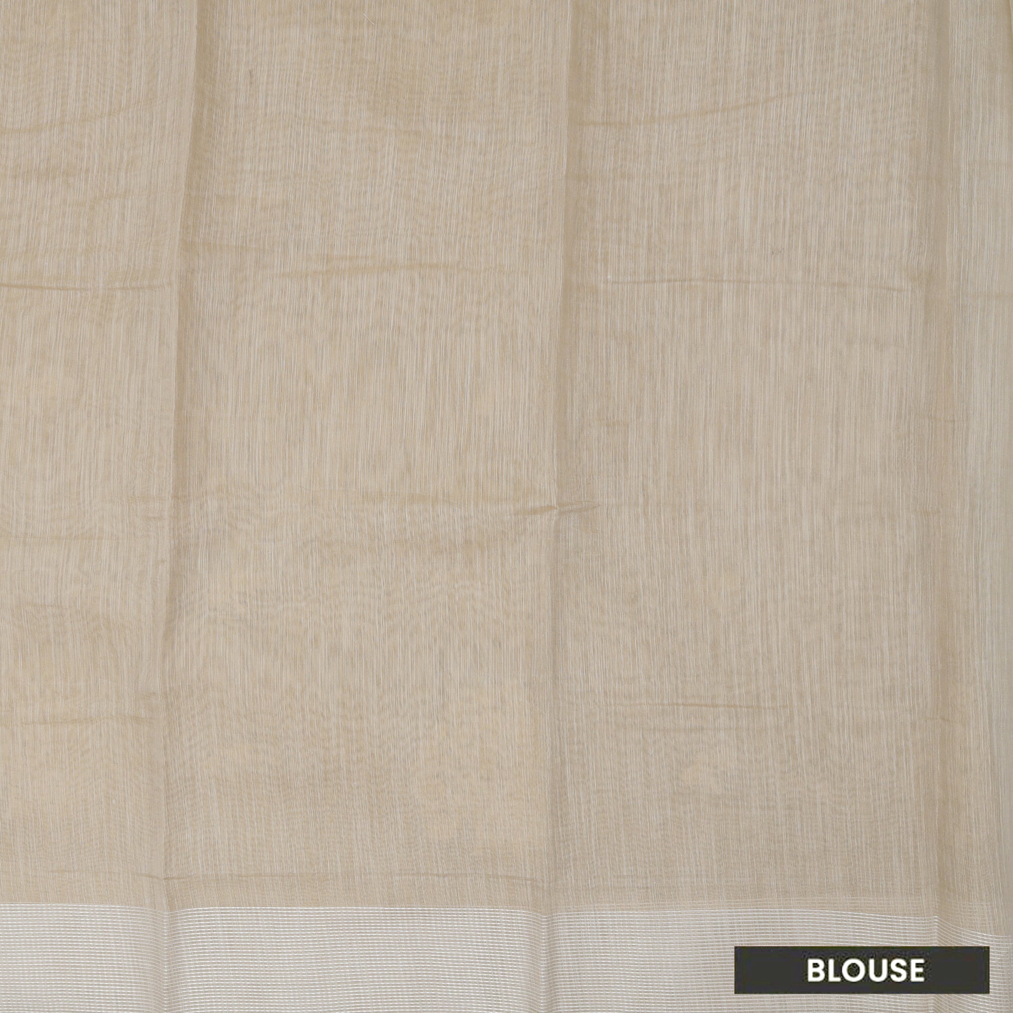 Sandal Color Linen Cotton Saree