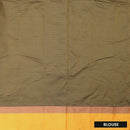 Magenta  Purple With Olive Green Border  Arani Silk Saree