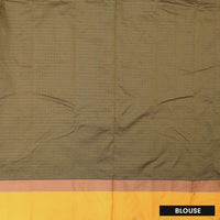 Magenta  Purple With Olive Green Border  Arani Silk Saree