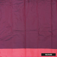 Medium Blue with Pink Arani Silk Saree