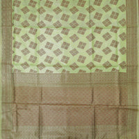 Pale Green Colour Fancy Weaving Saree