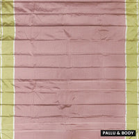 Onion Pink With Pista Green Arani Silk Saree