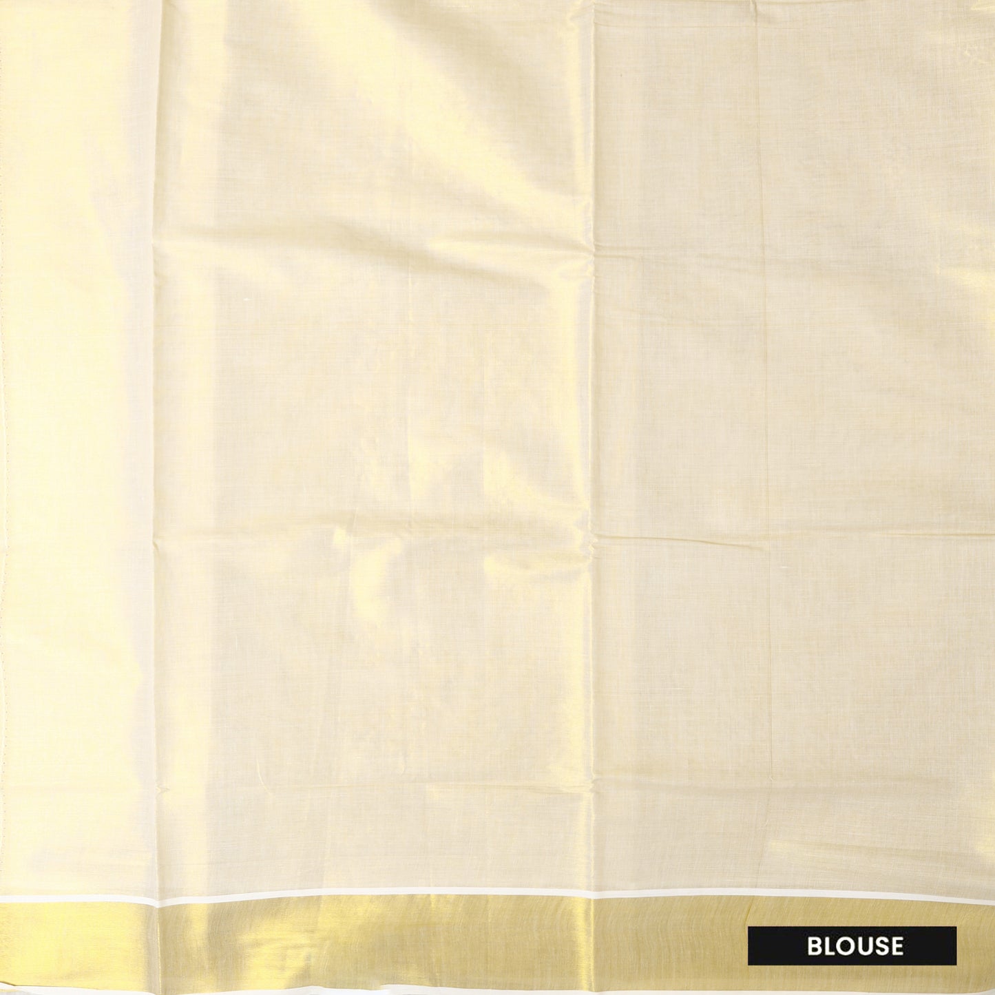 Off White With Gold Floral Embroidery  traditional kerala onam saree