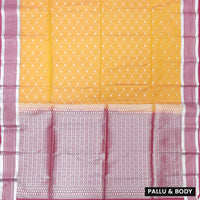 ORANGE with LIGHT PURPLE Soft Silk Saree