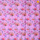 Pink Digital Floral Design Pure Kanjivaram Subhalaya Soft Silk Saree - Thenianantham