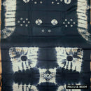 Block With Dark Sandal Sungudi Cotton Saree Without Blouse