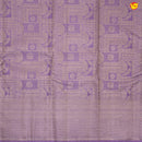 Lilac colour pure Kanchipuram silk saree - Thenianantham