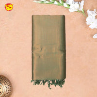 Green Tissue Semi Silk Saree