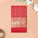 Red Colour With  Gold Zari Yuvana Semi Soft Silk Saree