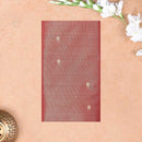 pinkish red Tissue Silk Saree