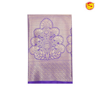 Gold with Lavender Traditional Soft Silk Saree - Thenianantham