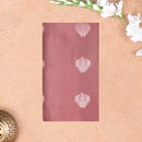 Dusty Rose with Navy Blue Soft Silk Saree