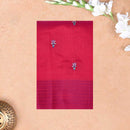 Red With Pink  Fancy Saree