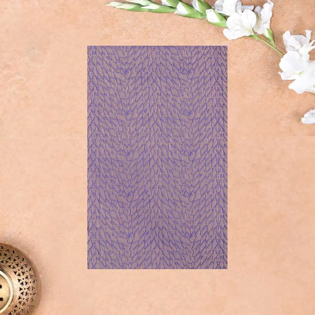 Lavender Purple With Rose Gold tone Soft Silk