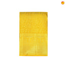 Yellow With Gold Zari Floral Design Pure Kanjivaram Subhalaya Wedding Silk Saree