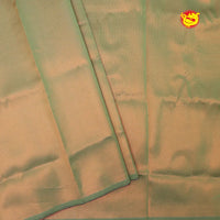 Green Tissue Semi Silk Saree