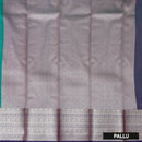 Creen With Purple Silk Cotton Saree